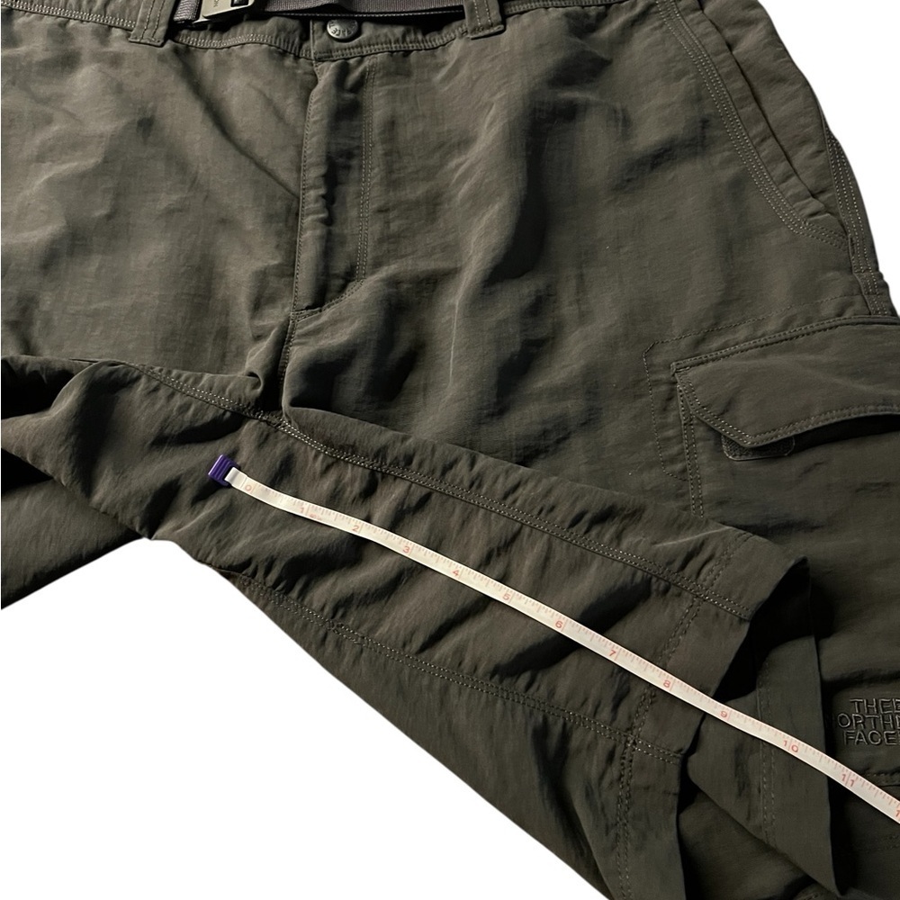 The North Face Army Green Cargo Shorts Durable Outdoor Essential size 38 - Picture 7 of 11